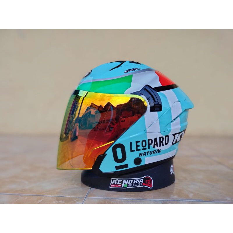 Jual Helm KYT NFJ Denis Foggia Leopard ORIGINAL 100 Ogkir Termurah