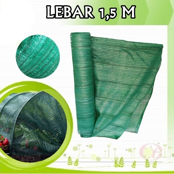 Jual Jaring Paranet Uv Atap Ijo Hijau 85 UV 3 Bahan Virgin Lebar 3