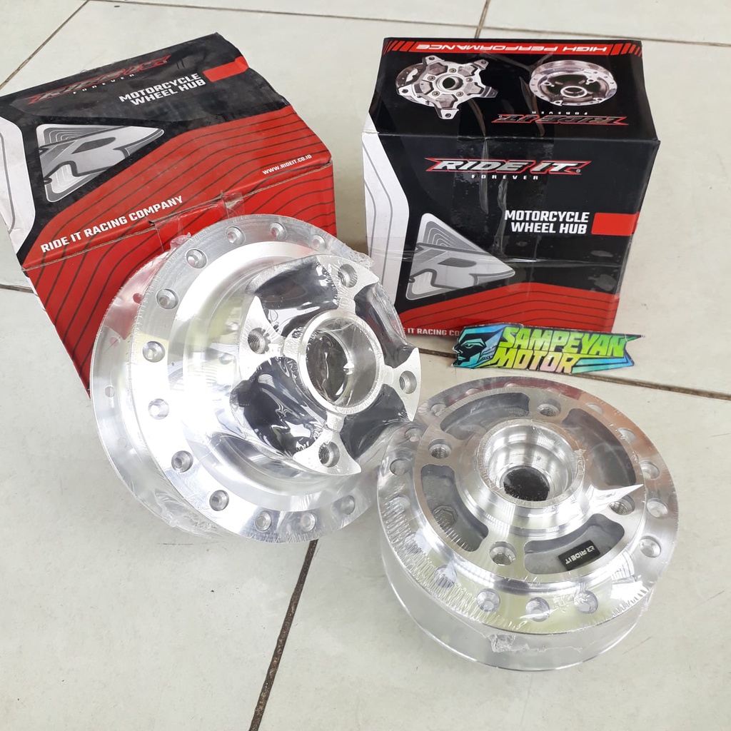 Jual Tromol Set Depan Belakang Honda Supra X Krom Chrome Ride It