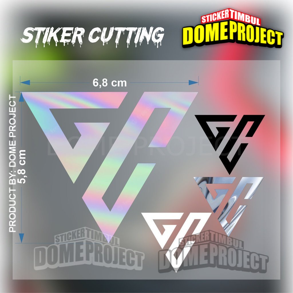 Jual Stiker Cutting Gc Viral Premium Grade Varian Warna Shopee