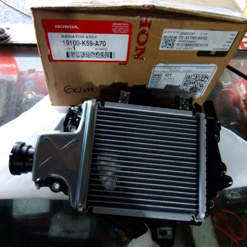 Jual Radiator Assy New Honda Vario 150 ASLI AHM 19100K59A70 Shopee