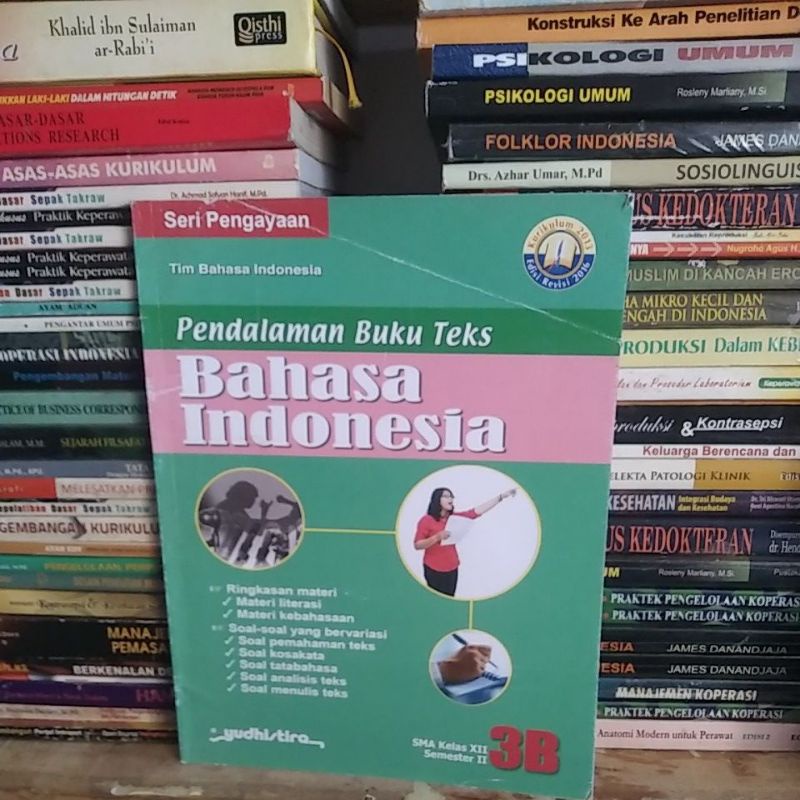 Jual Pendalaman Buku Teks Bahasa Indonesia Kelas 12 Semester 2 3B