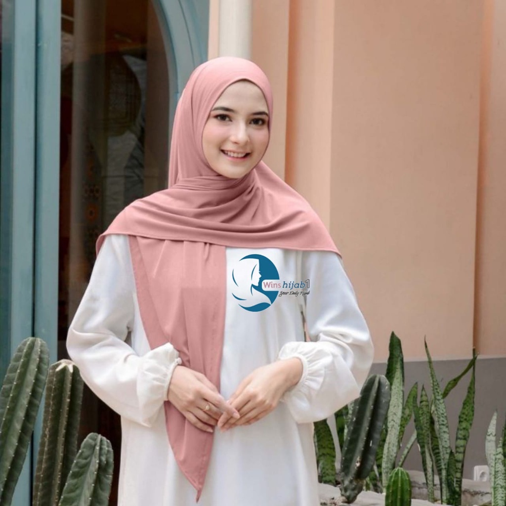 Jual Jilbab Hijab Segitiga Instan Jersey Hijab Jersey Premium