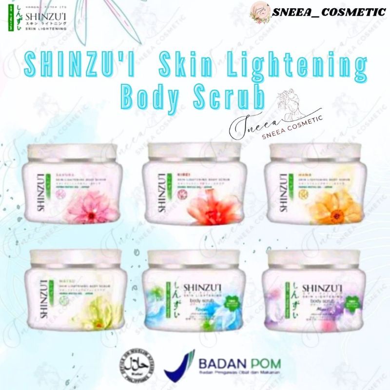 Jual SHINZUI Skin Lightening Body Scrub Lulur Badan Shinzui 120 G