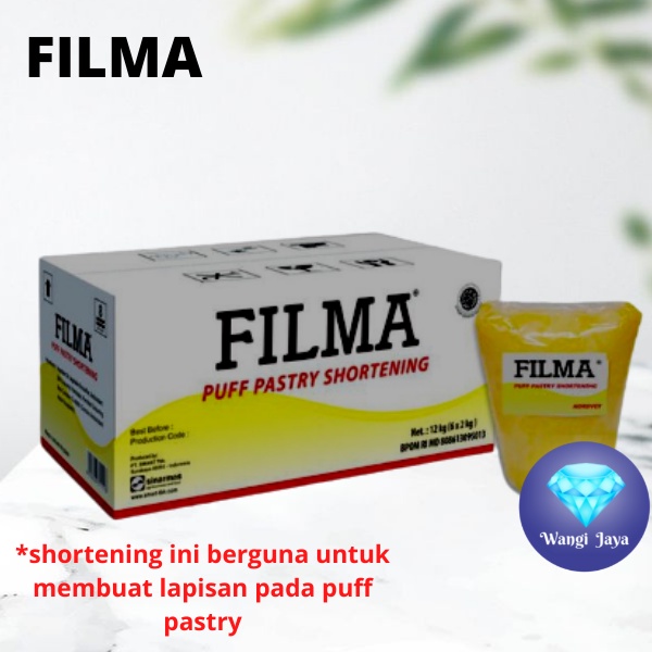 Jual Filma Puff Pastry Shortening Margarin Korsvet Repack Gr