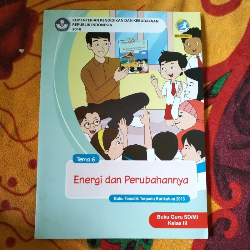 Jual Original Buku Guru Tema Energi Dan Perubahannya Kelas Sd