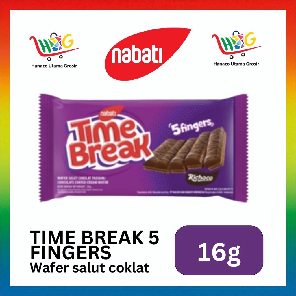 Jual Nabati Time Break Extra Gr Pcs Shopee Indonesia