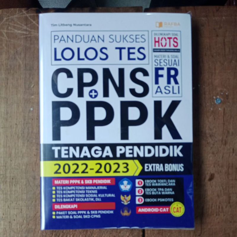 Jual Panduan Sukses Lolos Tes Cpns Pppk Tenaga Pendidik