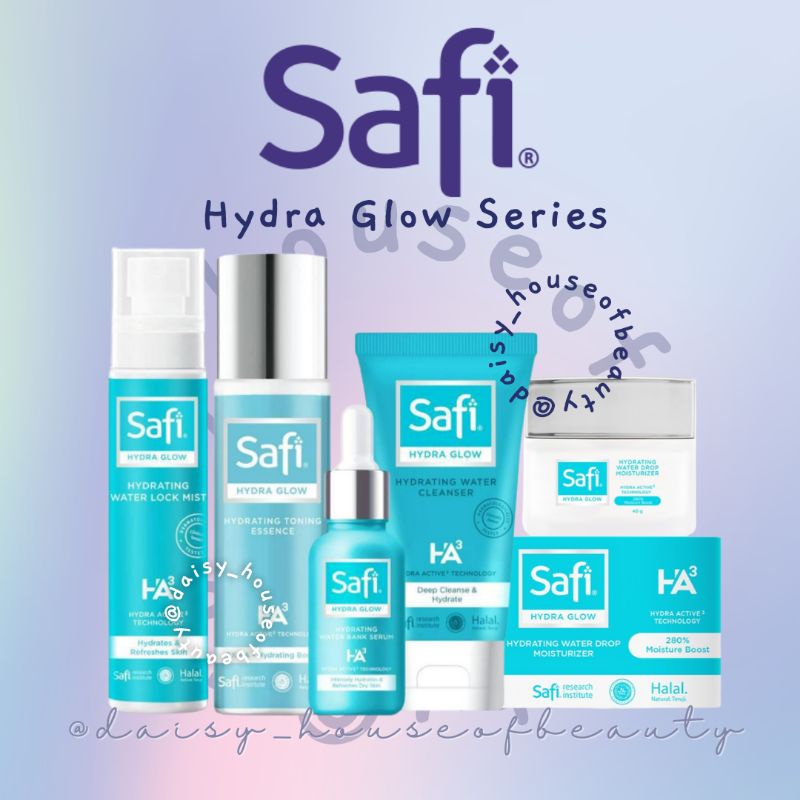 Jual Safi Hydra Glow Series Starter Kit Toning Essence Water Bank