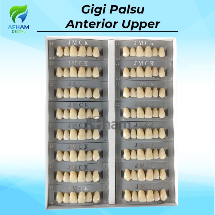 Jual Tokoatarita Gigi Palsu Depan Atas Anterior Upper Sintetic Resin