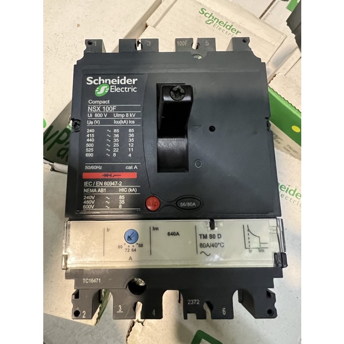 Jual Mccb Breaker Schneider Nsx F P A Phase Lv Ka Tm D