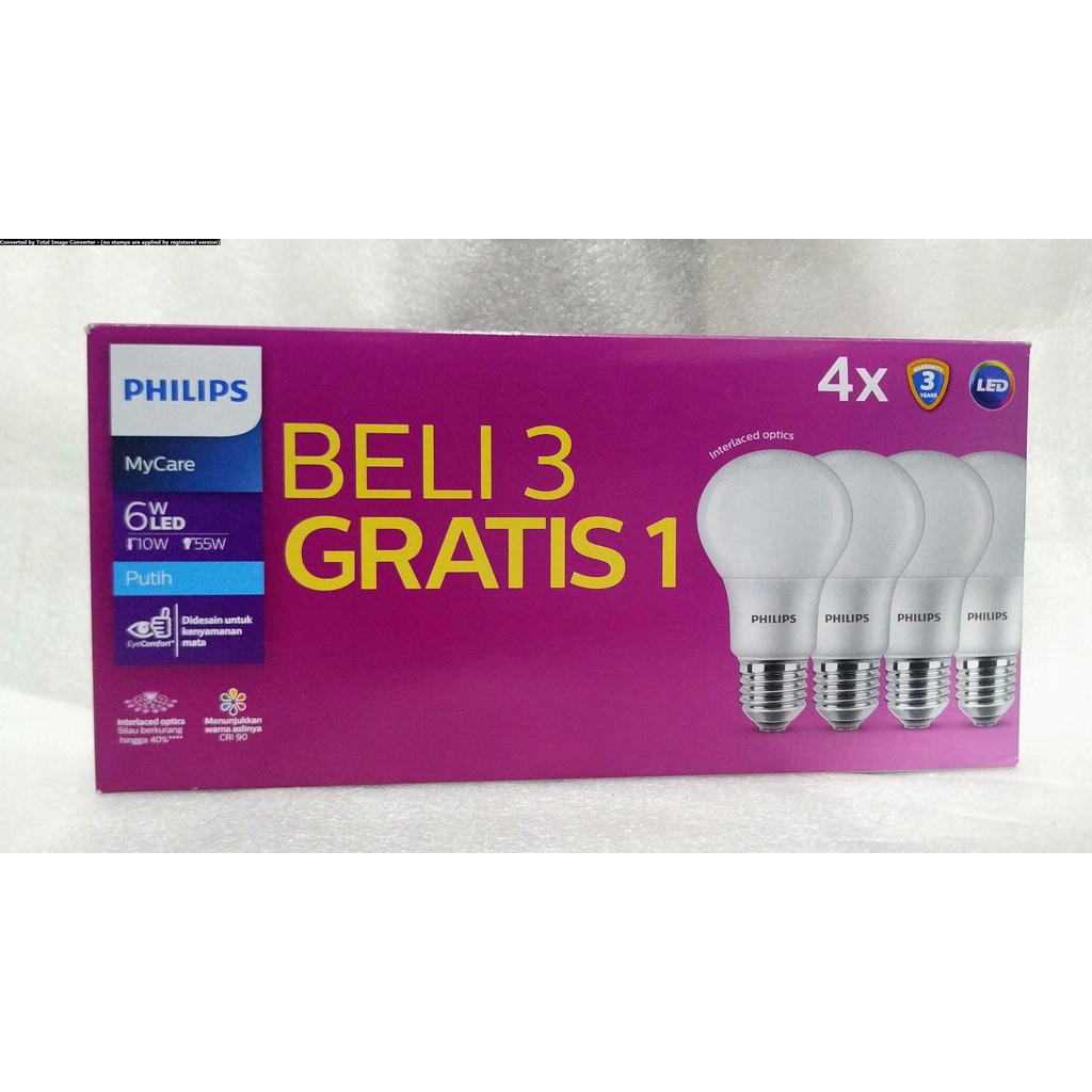 Jual Lampu Philips Led Essential Multipack Paket Watt Watt