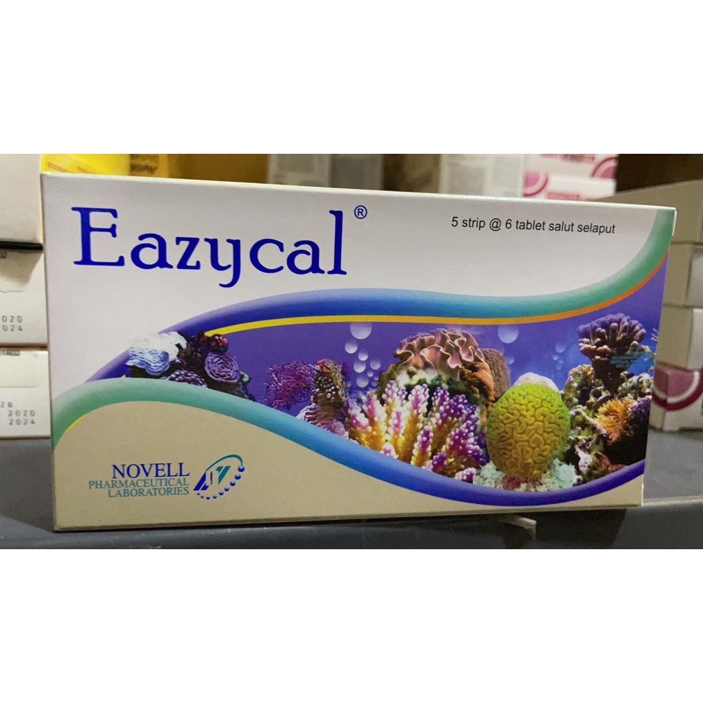 Jual EAZYCAL BOX ISI 30 SUPLEMEN KALSIUM IBU HAMIL DAN MENYUSUI