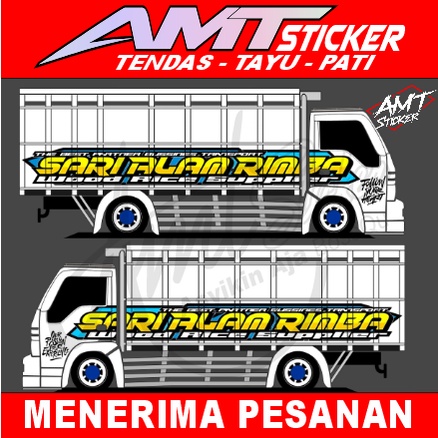 Jual Stiker Samping Truk Ukuran 530x60 Cm Bisa Request Shopee Indonesia