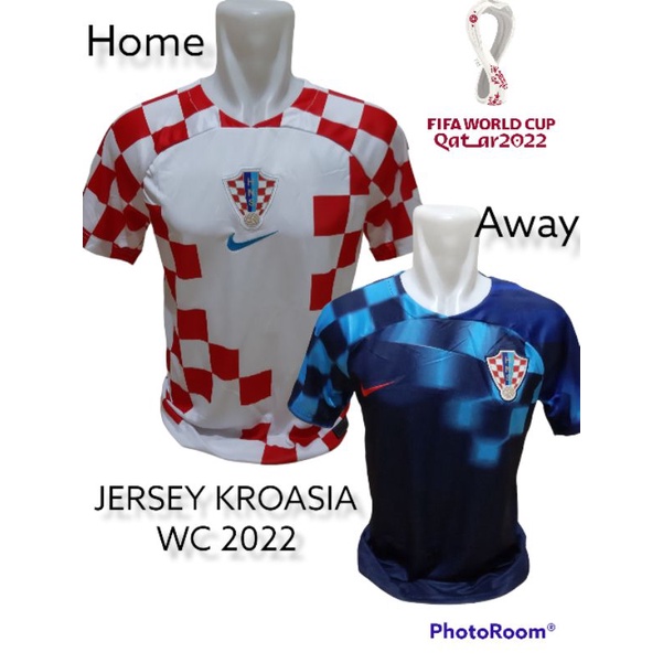 Jual JERSEY NEGARA KROASIA HOME AWAY WC 2022 Kaos Bola Kroasia