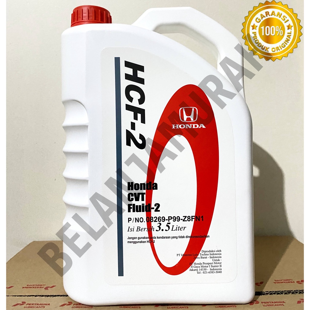 Jual Oli Transmisi Matic Cvt Honda Hcf Hcf Fluid L Asli