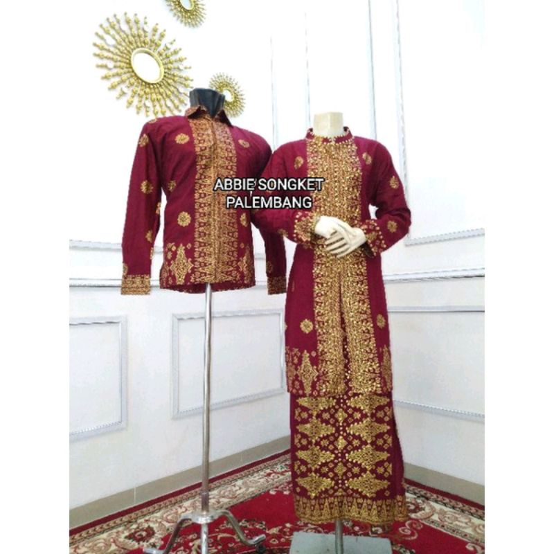 Jual BATIK SONGKET PALEMBANG BAJU KONDANGAN Shopee Indonesia