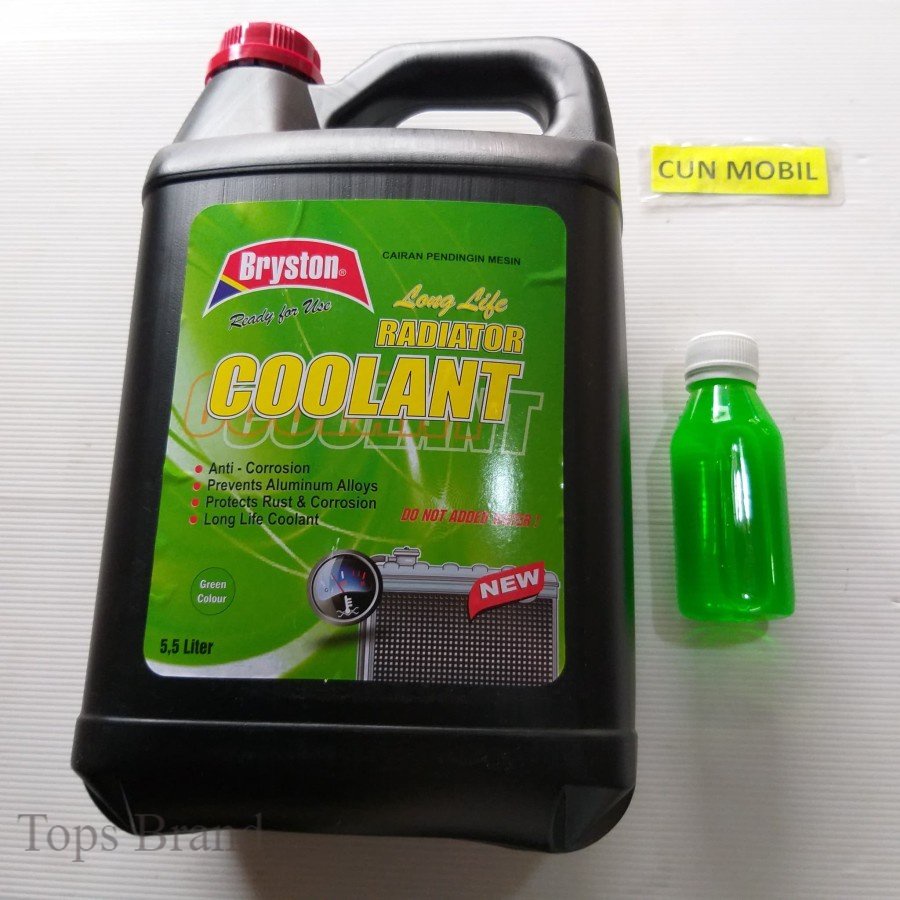 Jual Topsbrand Radiator Coolant Bryston Hijau Isi Liter Shopee