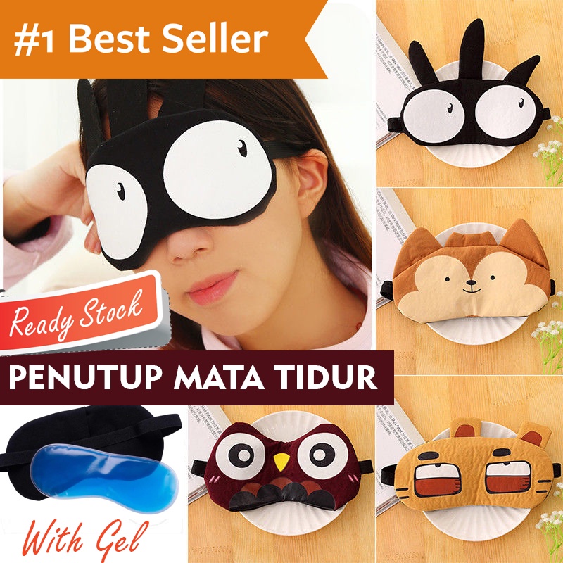 Jual Sleeping Mask Penutup Mata Motif Cute Eye Mask Sleep Goggles