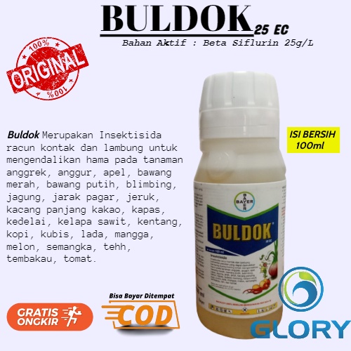 Jual Insektisida Buldok 25EC 100ML Obat Pembasmi Hama Ulat Lalat Buah