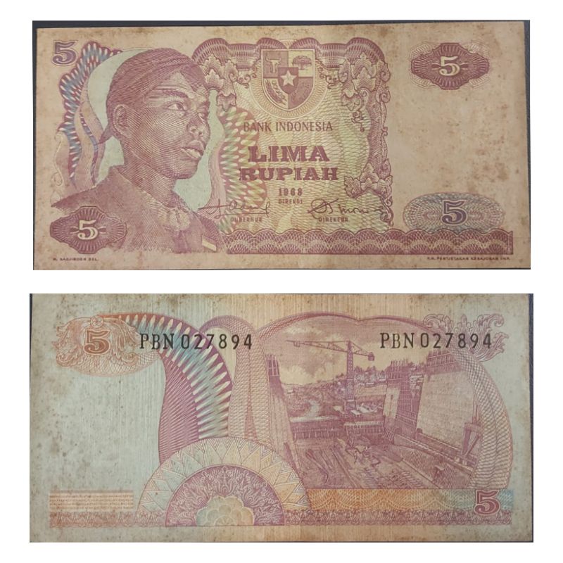 Jual Uang Kuno Indonesia Rupiah Sudirman Axf Original