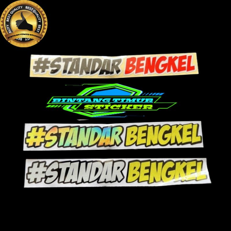 Jual Sticker Tulisan Standar Bengkel Cutting Shopee Indonesia