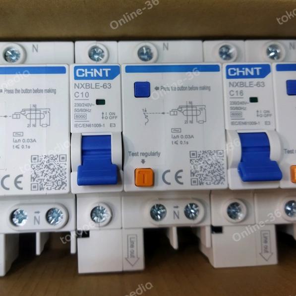 Jual Rcbo Chint Elcb Mcb Nxble P N Ka A A A Shopee Indonesia