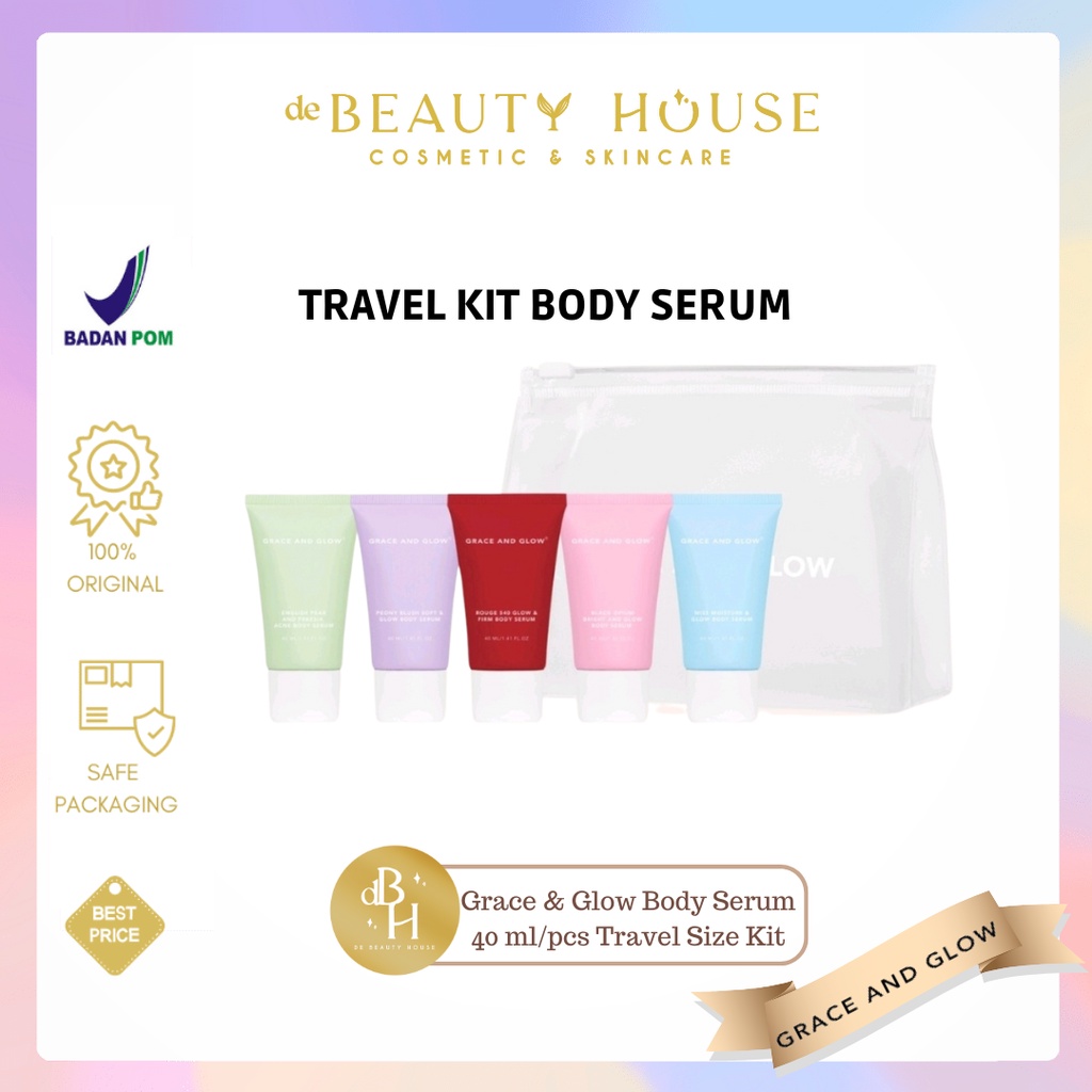 Jual Grace And Glow Body Serum Ml Pcs Travel Size Kit Shopee Indonesia