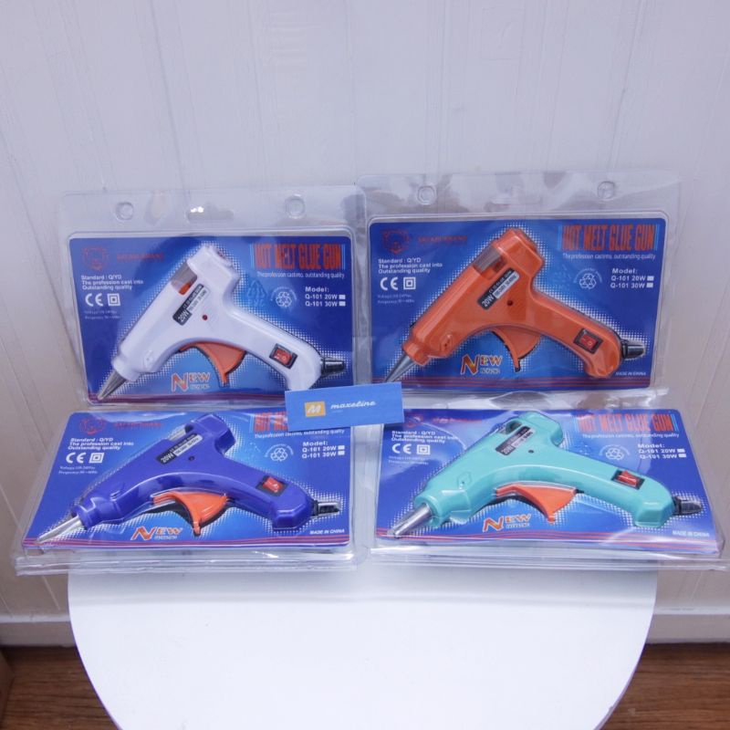 Jual Alat Lem Tembak Kecil On Off 20 Watt Glue Gun Shopee Indonesia