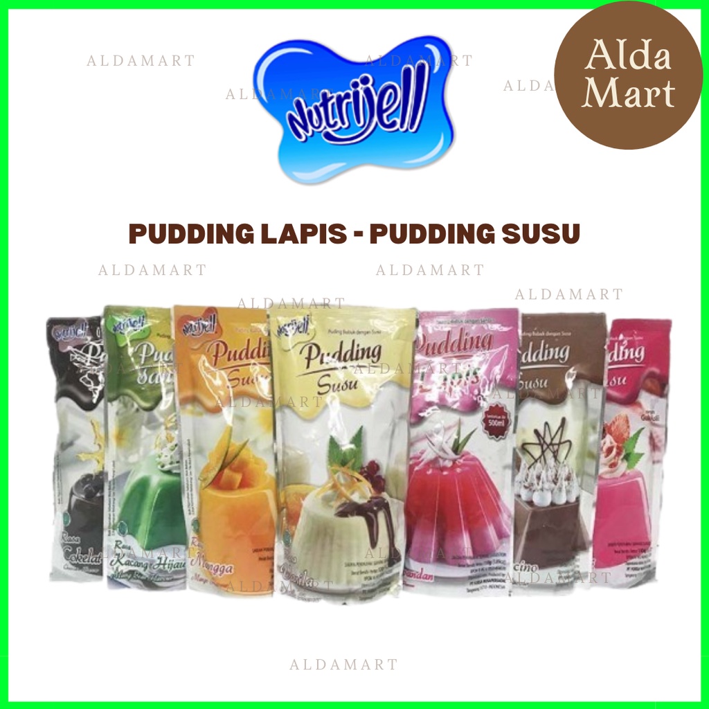 Jual Obral Nutrijell Pudding Susu Santan Lapis G G Serbuk