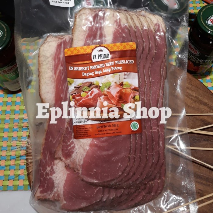 Jual Asap El Primo Us Brisket Smoked Beef Presliced Gr Daging