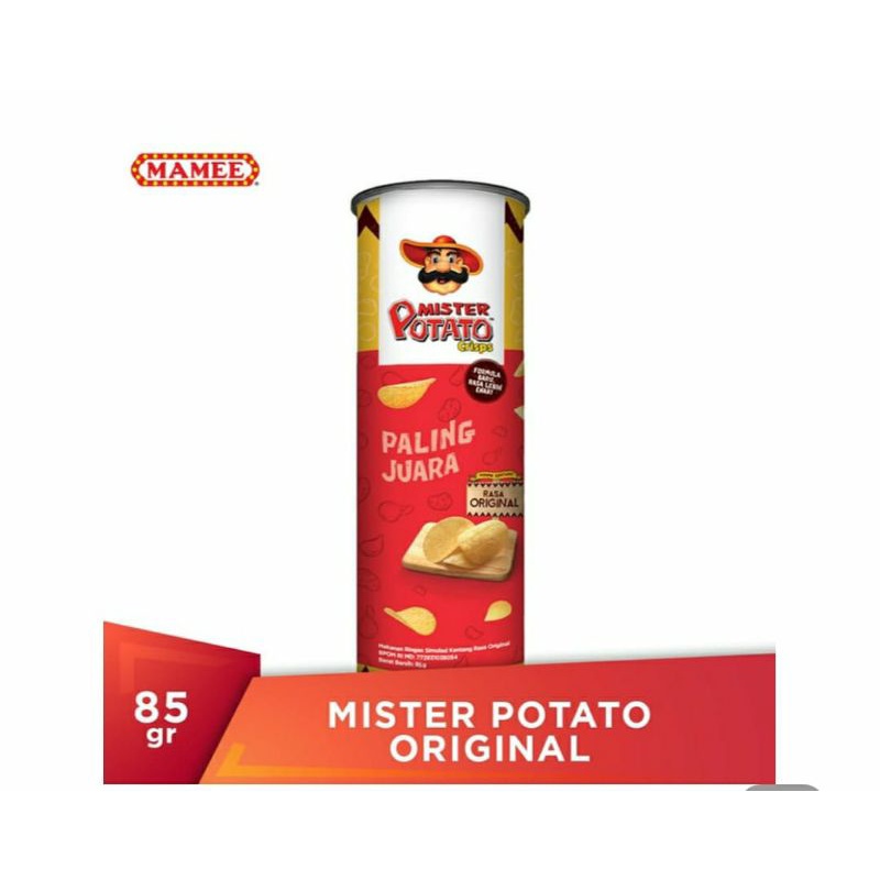 Jual MISTER POTATO Chips Original Barbeque 80 G Exp 2024 Shopee Indonesia