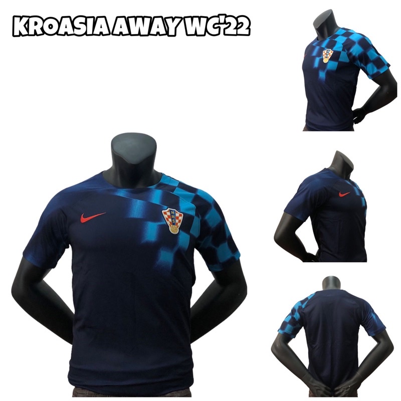 Jual JERSEY BAJU BOLA KROASIA AWAY WORLD CUP 2022 2023 GO Shopee