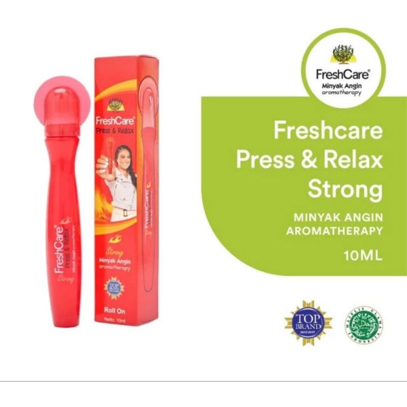 Jual Freshcare Press And Relax Kayu Putih Strong Merah Shopee Indonesia