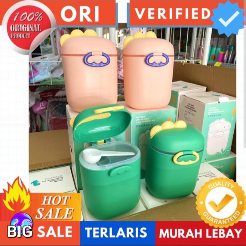 Jual 800 ML Tempat Susu Bubuk Bayi Kotak Susu Motif Dino Shopee Indonesia