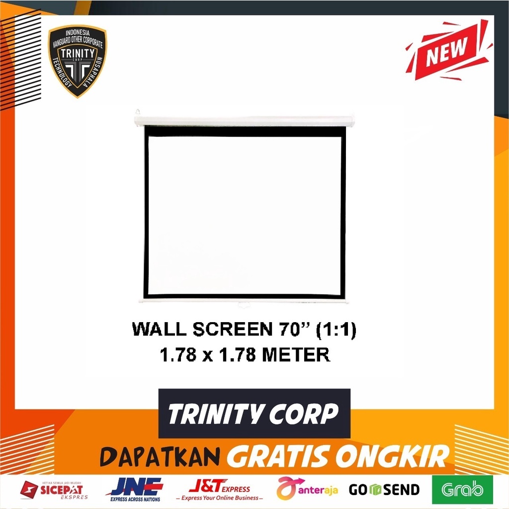 Jual Layar Wall Screen Proyektor Inforce Inforce Shopee Indonesia