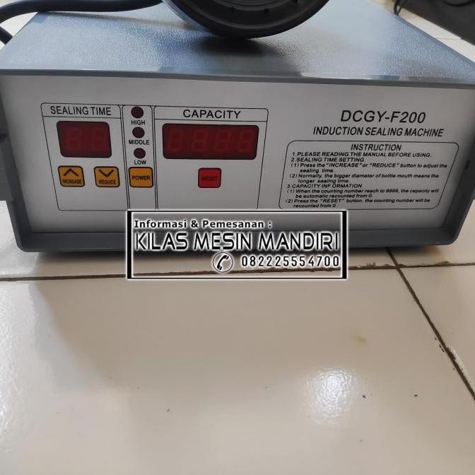 Jual Mesin Segel Induksi Almunium Foil Induction Sealer Heavypack Dcgy