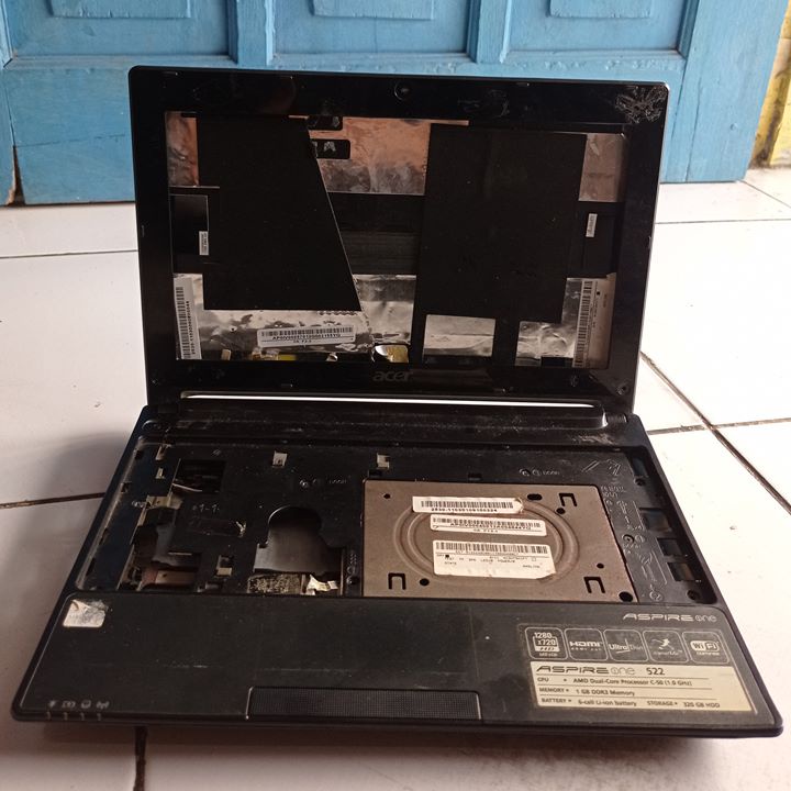 Jual Casing Notebook Acer Aspire One 522 Case Bekas Second Fullset 72