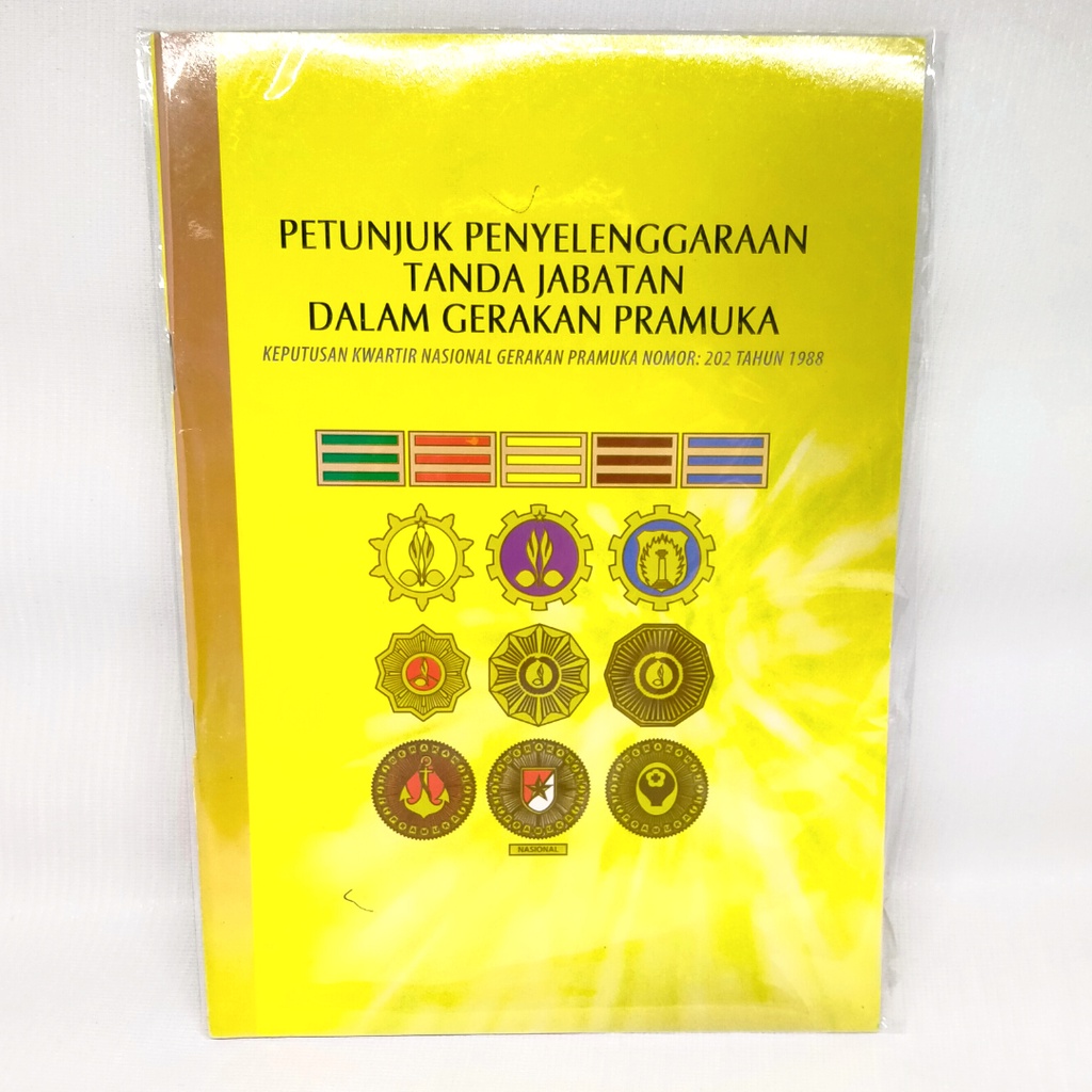 Jual Buku Pramuka Pp Tanda Jabatan Petunjuk Penyelenggaraan Keputusan