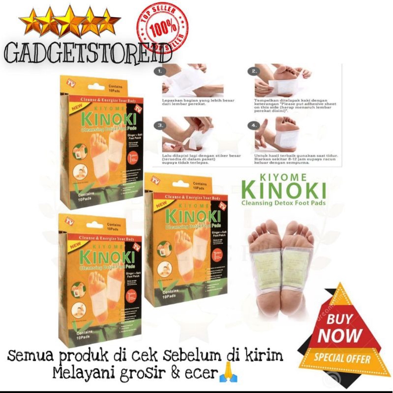 Jual Gg Box Isi Pad Kinoki Gold Koyo Herbal Kinoki Gold Koyo