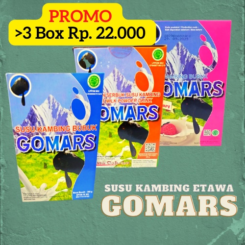 Jual GOMARS Susu Kambing Etawa L Susu Bubuk L Full Cream 200g Grosir