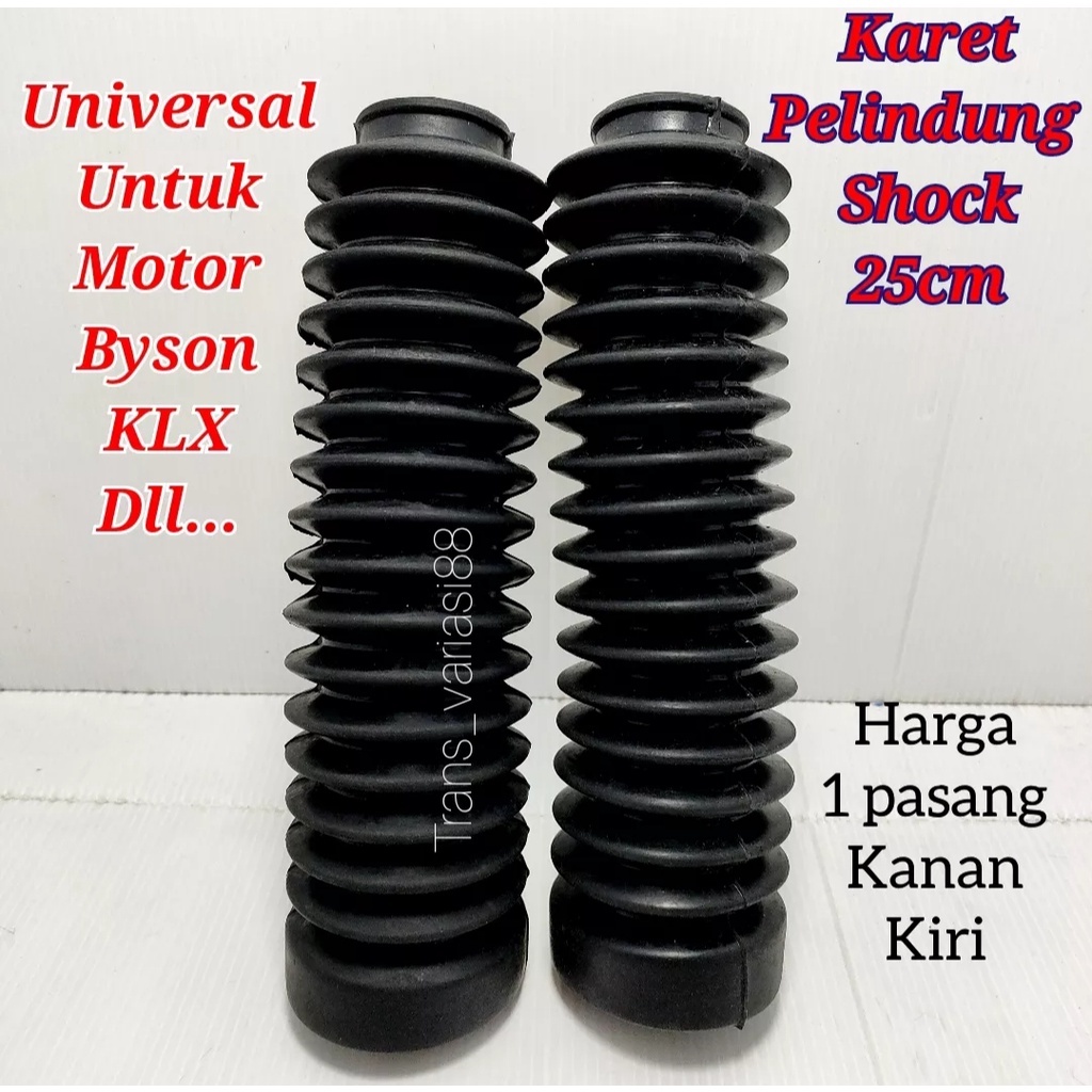 Jual Karet Tutup Tele AHRS Cover Shock Depan Bebek Matic KLX Rubber