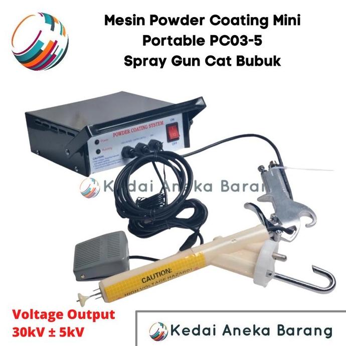 Jual Mesin Powder Coating Portable Mini Ekonomis Electrostatic Spray