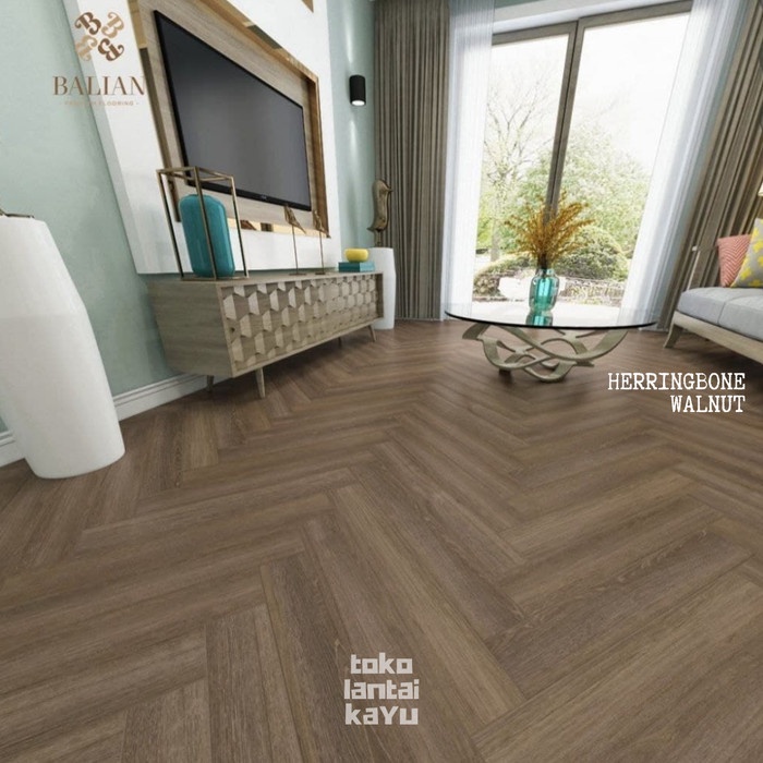 Jual Spc Herringbone Balian Mm Premium Flooring Shopee Indonesia