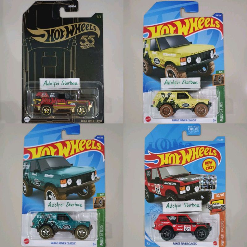 Jual Hotwheels Hot Wheels Range Rover Classic Factory Sealed Short Card