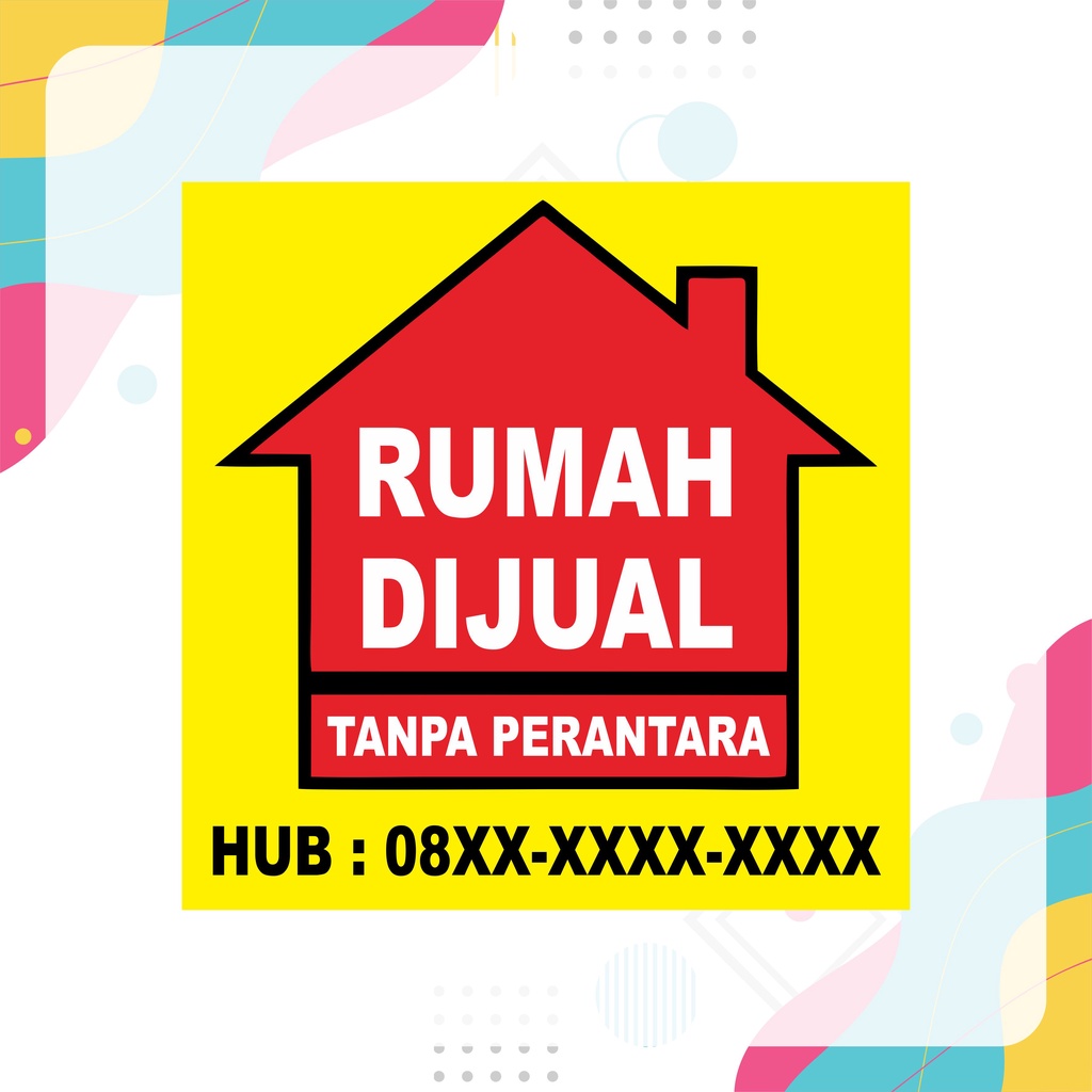 Jual Spanduk Rumah Dijual Disewakan Dikontrakkan Shopee Indonesia