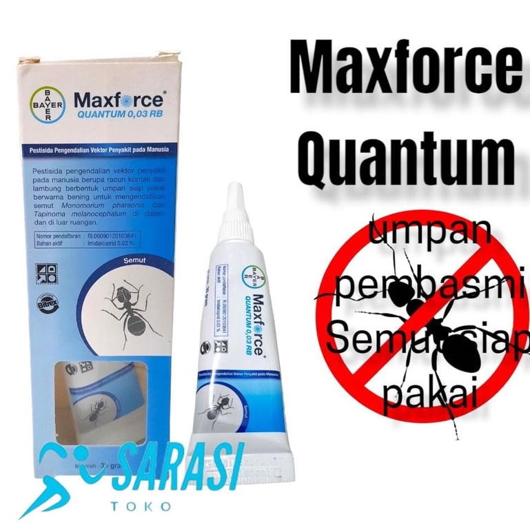 Jual Racun Semut Gel Maxforce Quantum 30 Gram Produk Bayer Ampuh