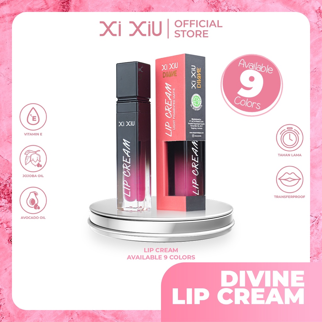 Jual Xi XiU DIVINE LIP CREAM LIGHT PIGMENTED MATTE Shopee Indonesia