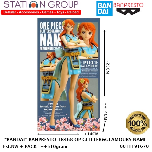 Jual Bandai Banpresto One Piece Glitter Glamours Nami Wanokuni