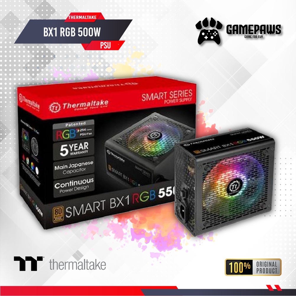 Jual Psu Thermaltake Smart Bx Rgb W Plus Bronze Power Supply